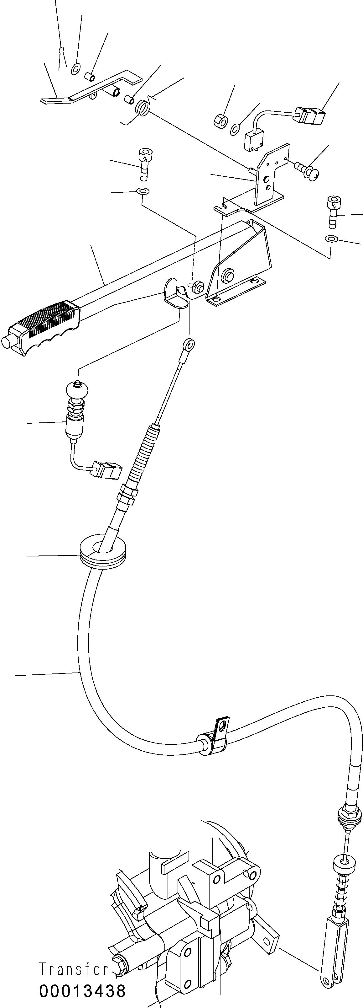 Wheel Loaders Komatsu / WA150PZ-5 S/N H50001 - Up(wa150pz) / FLOOR (PARKING BRAKE)(K0-9 : K0210-01A0)
