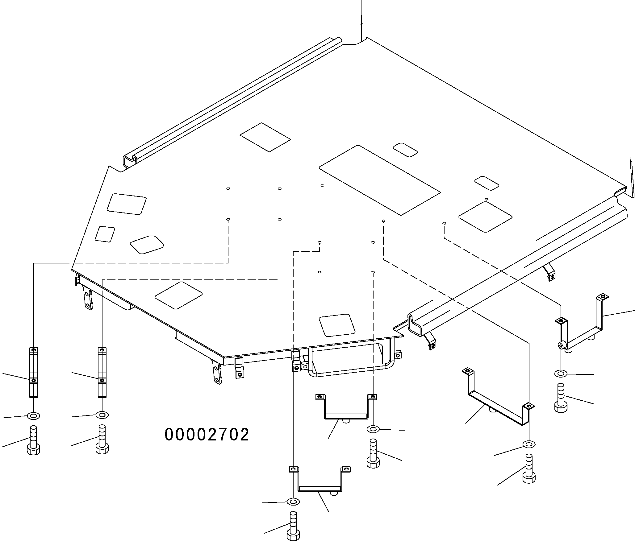 Wheel Loaders Komatsu / WA150PZ-5 S/N H50001 - Up(wa150pz) / AIR CONDTIONER DUCT LESS(K0-12 : K0210-03A3)