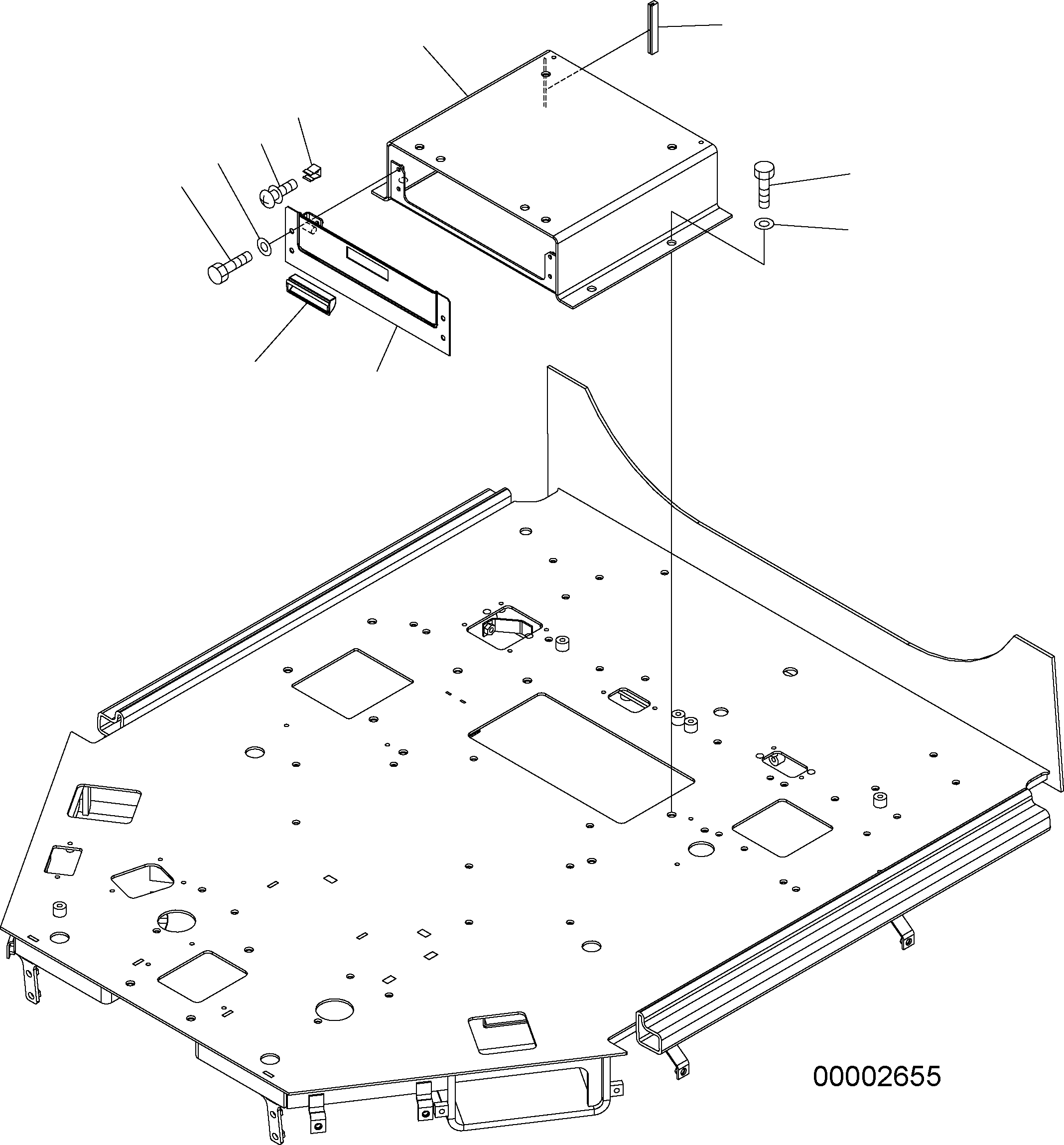 Wheel Loaders Komatsu / WA150PZ-5 S/N H50001 - Up(wa150pz) / FLOOR (BRACKET)(K0-15 : K0210-05A0)