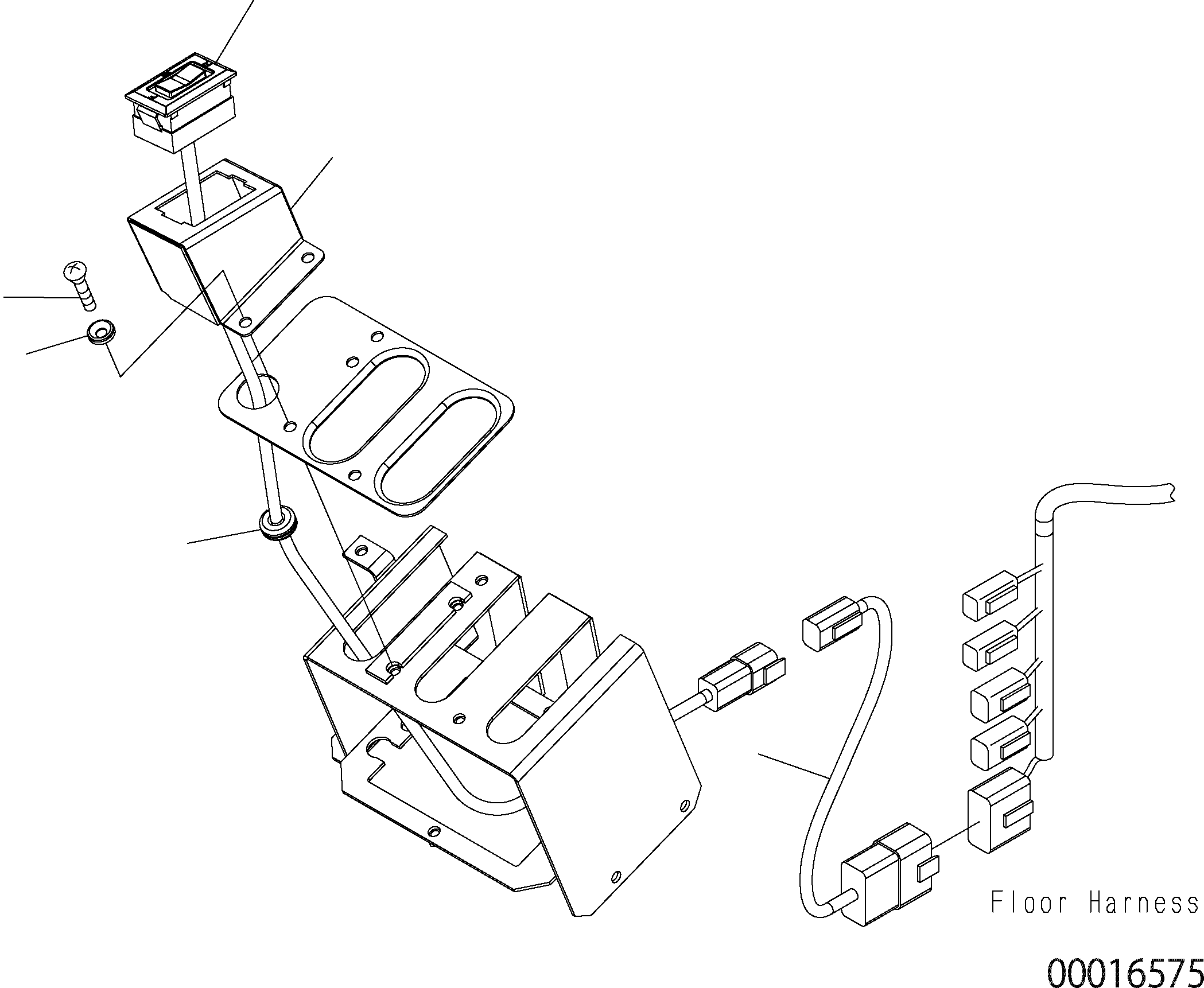 Wheel Loaders Komatsu / WA150PZ-5 S/N H50001 - Up(wa150pz) / CHANGE SWITCH F/R (2 - LEVER)(K0-21A : K0210-08A4)