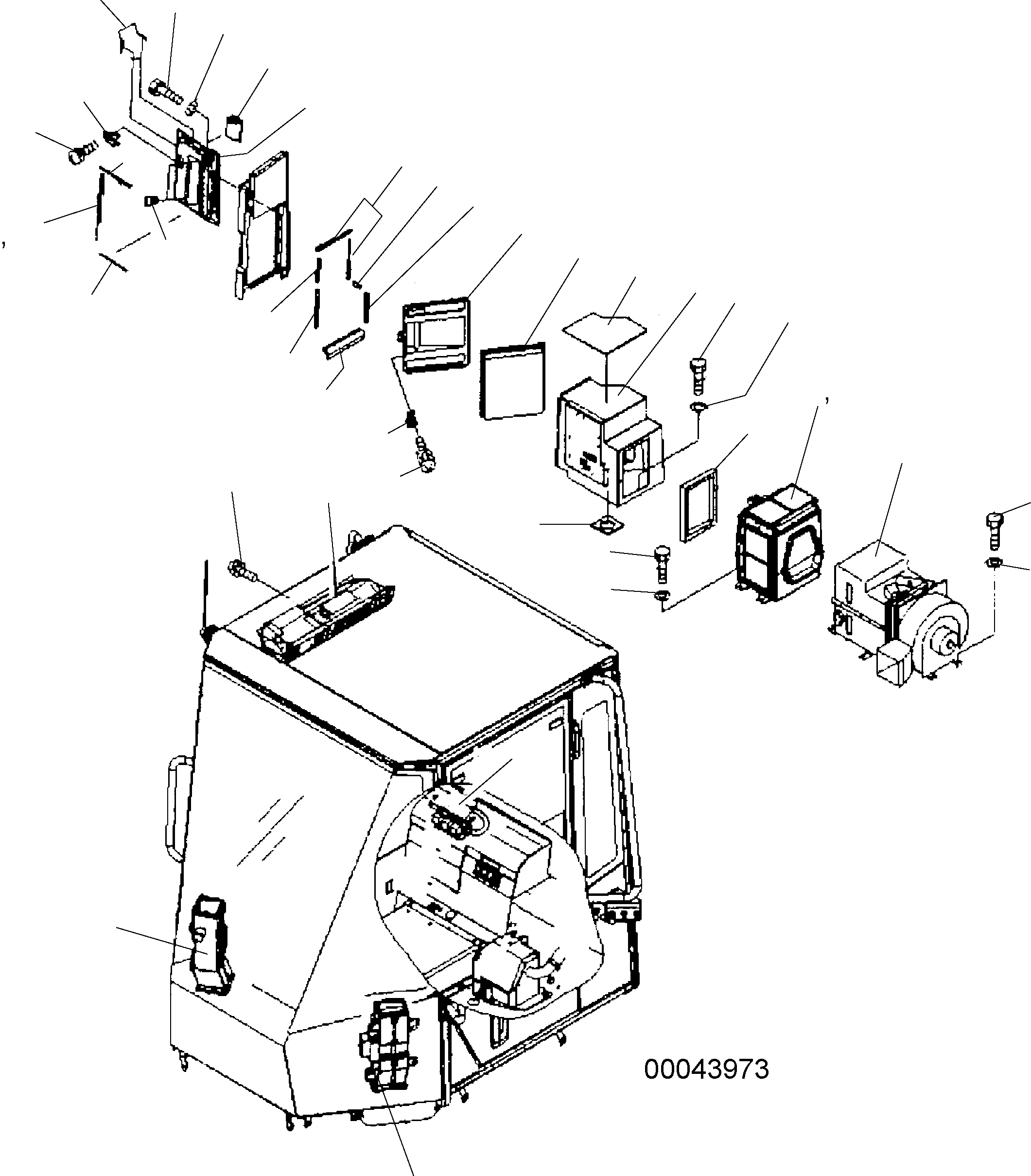 Wheel Loaders Komatsu / WA150PZ-5 S/N H50001 - Up(wa150pz) / FLOOR (FILTER, DAMPER - WITH AIR CONDITIONER)(K0-29 : K0210-09A4)