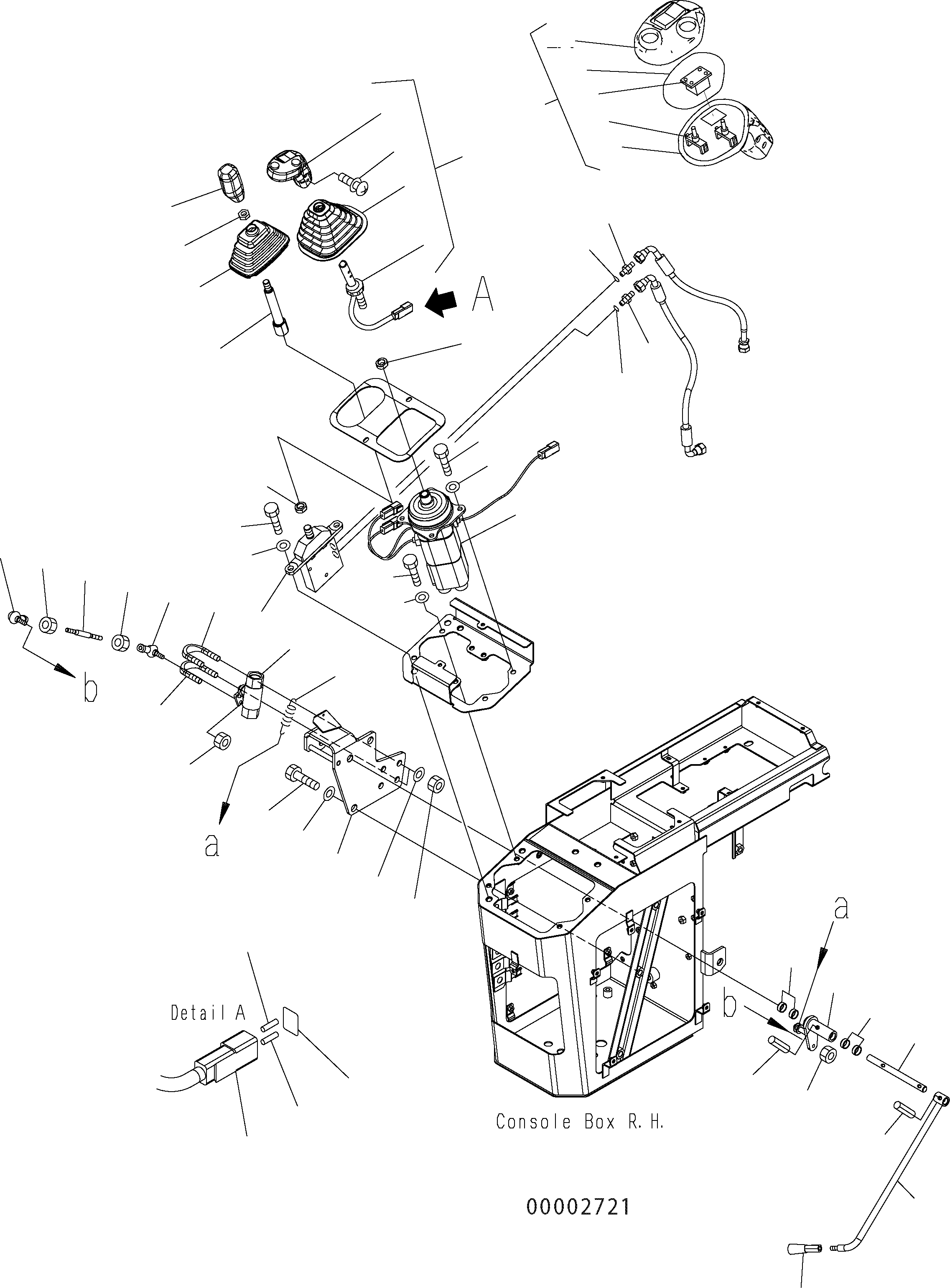 Wheel Loaders Komatsu / WA150PZ-5 S/N H50001 - Up(wa150pz) / FLOOR (LOADER CONTROL MFL 3-SPOOL  W/WO E.C.S.S.)(K0-32 : K0210-10A2)