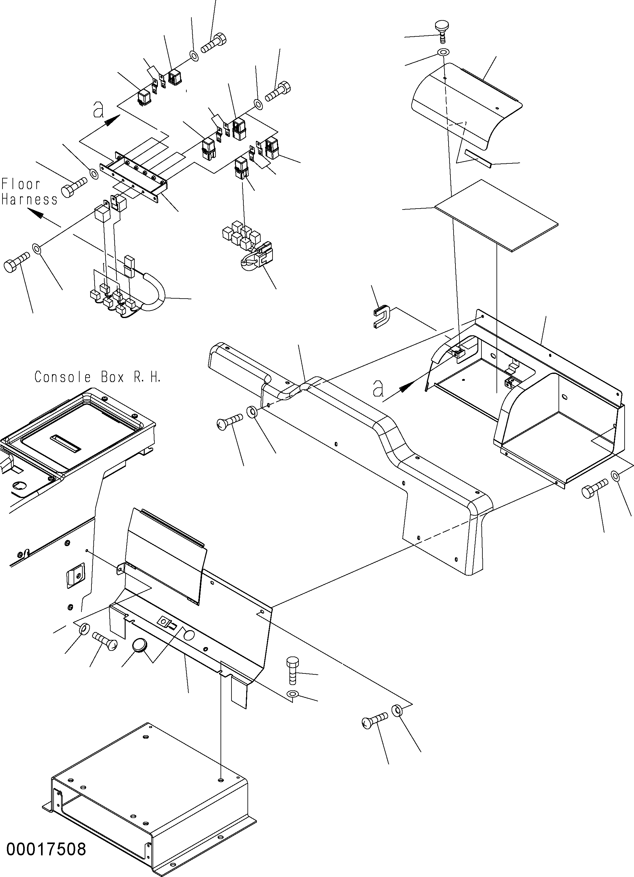 Wheel Loaders Komatsu / WA150PZ-5 S/N H50001 - Up(wa150pz) / COOL AND HEAT BOX (AIR CONDITIONER)(K0-63 : K0210-32A2)