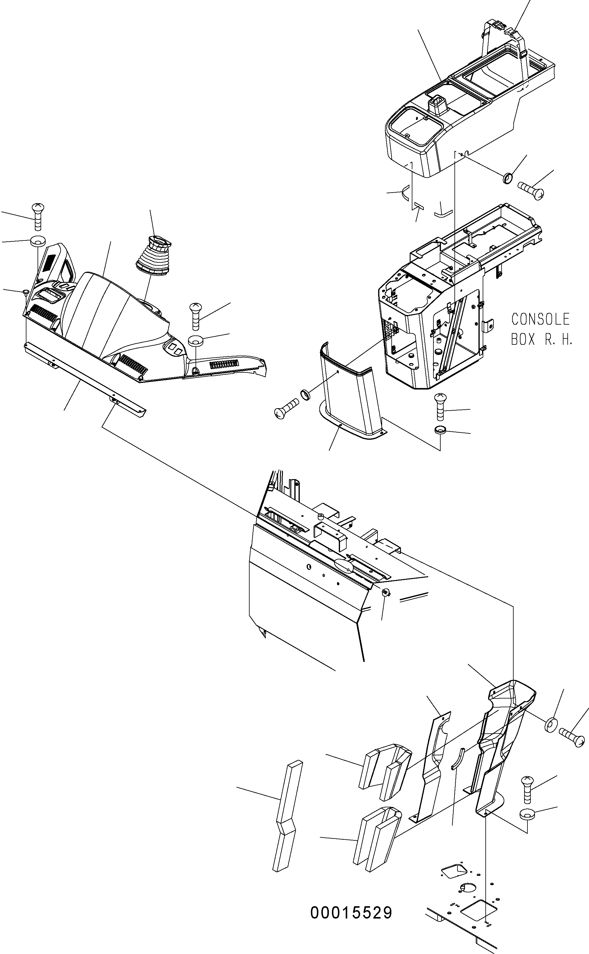 Wheel Loaders Komatsu / WA150PZ-5 S/N H50001 - Up(wa150pz) / FLOOR (COVER)(K0-65 : K0210-33A2)