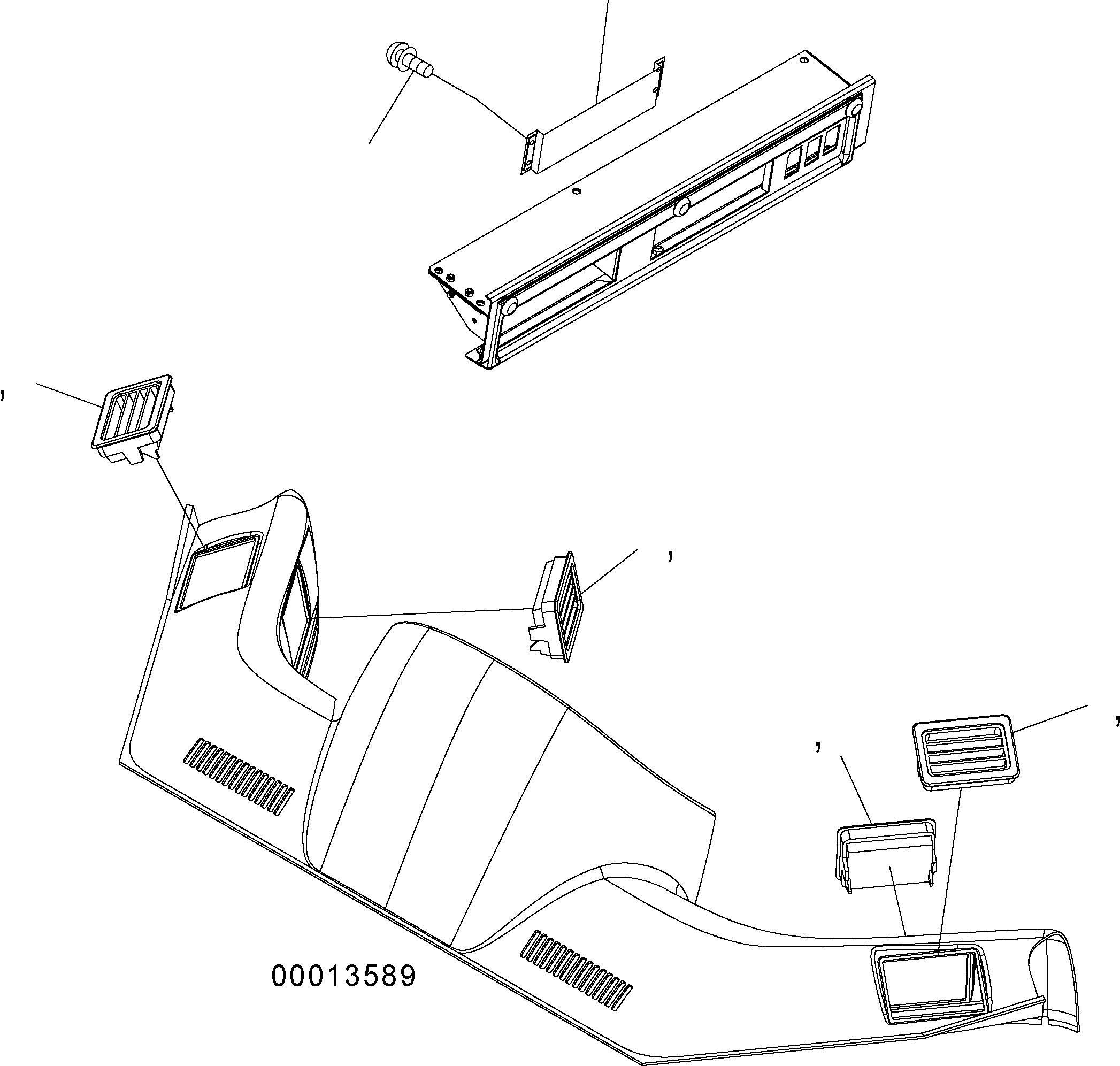 Wheel Loaders Komatsu / WA150PZ-5 S/N H50001 - Up(wa150pz) / CAB&FLOOR/OVER SEA 3V(K0-70 : K0210-46A3)