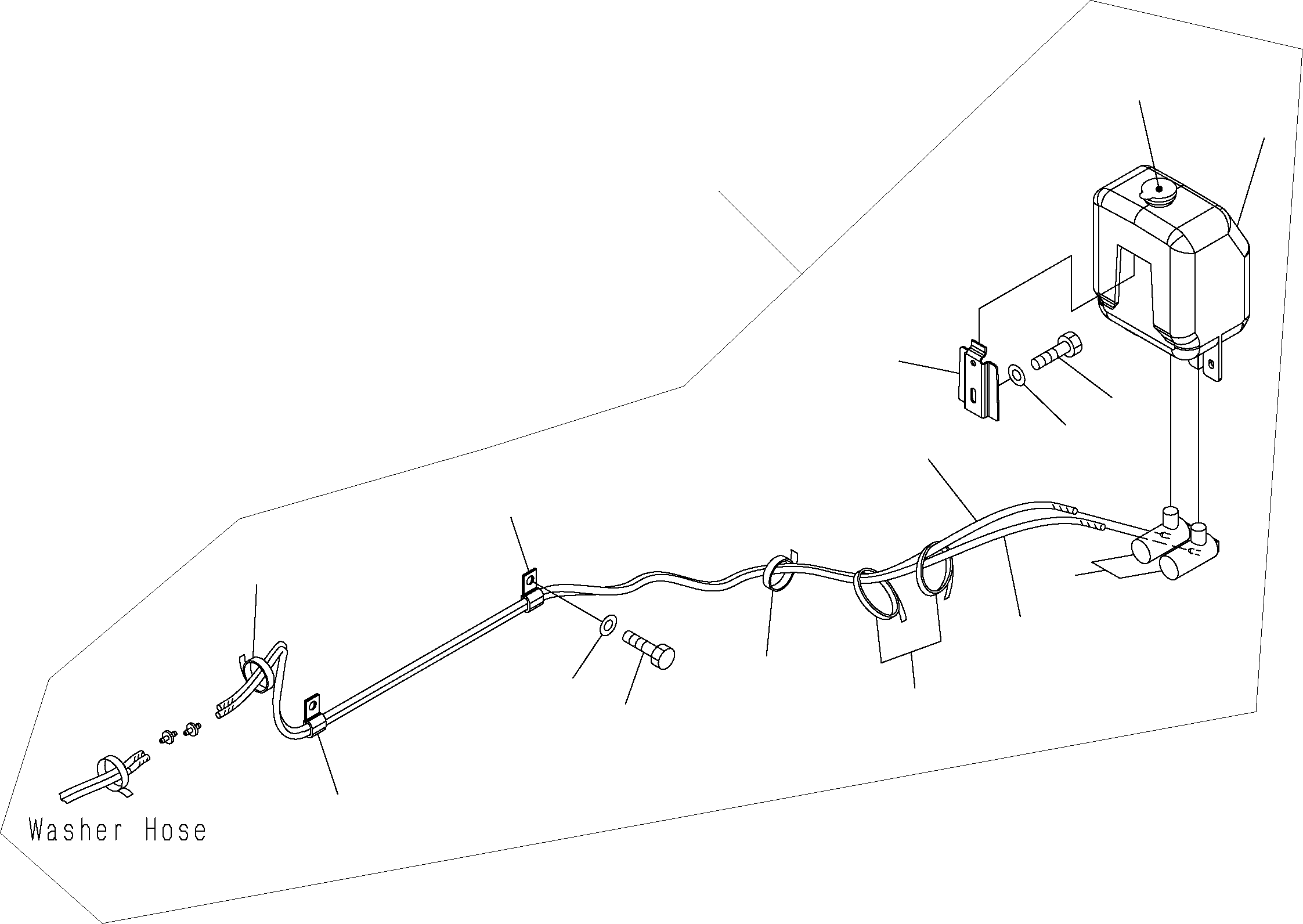 Wheel Loaders Komatsu / WA150PZ-5 S/N H50001 - Up(wa150pz) / WINDOW WASHER(K0-105 : K0350-01A0)