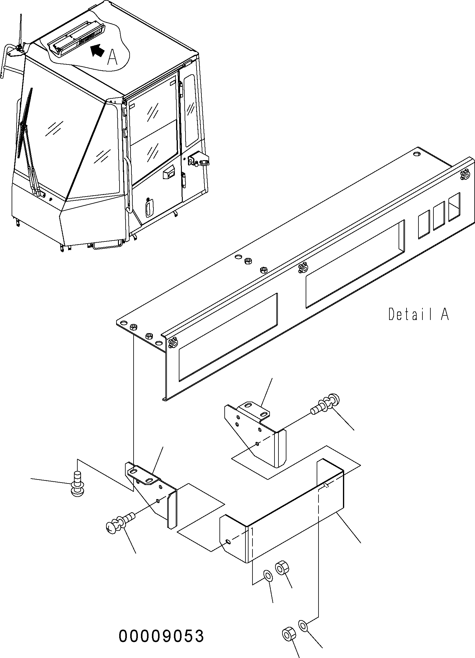 Wheel Loaders Komatsu / WA150PZ-5 S/N H50001 - Up(wa150pz) / RADIO LESS (COVER)(K0-114 : K0810-01A2)