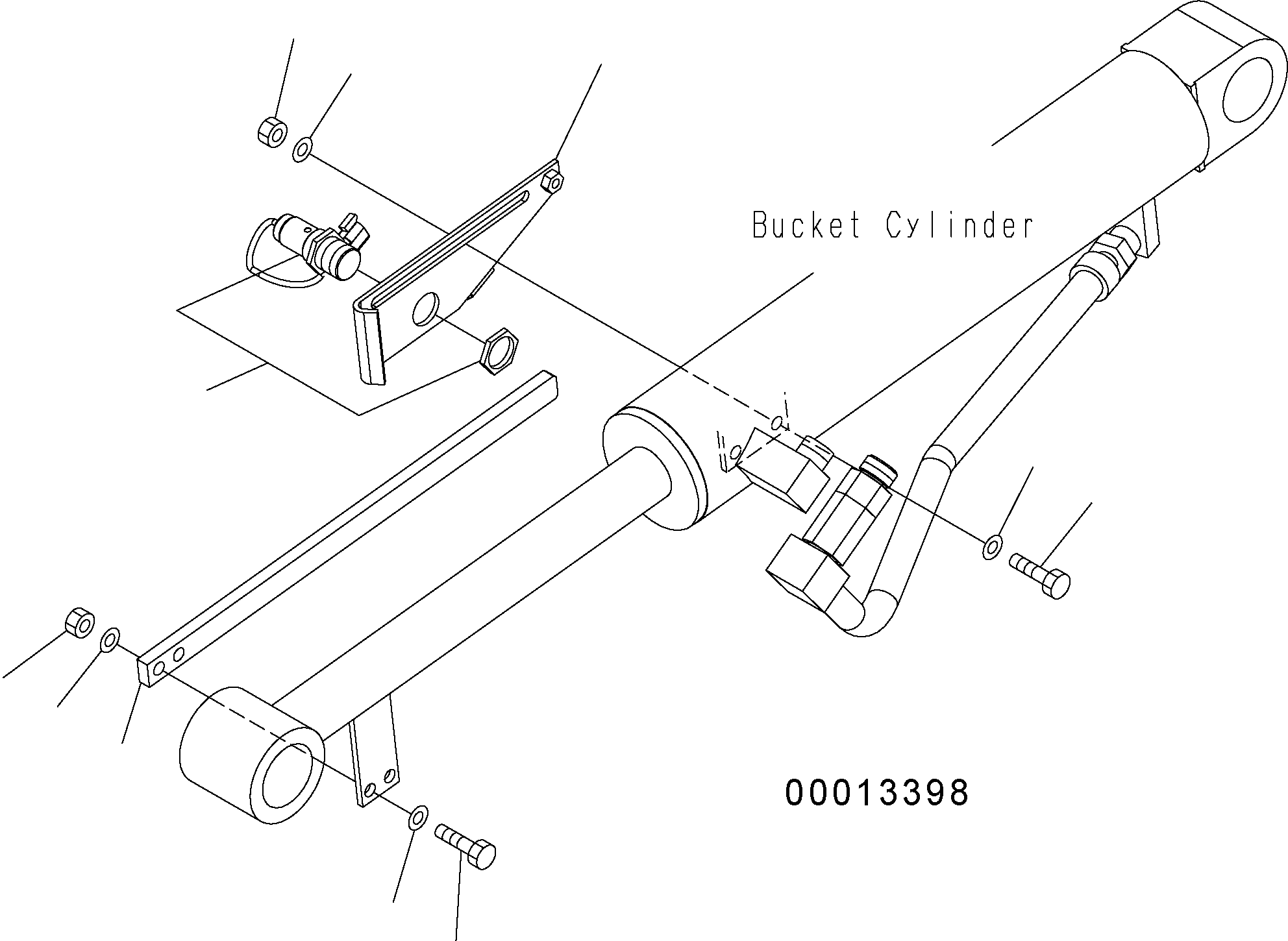 Wheel Loaders Komatsu / WA150PZ-5 S/N H50001 - Up(wa150pz) / BUCKET POSITIONER(K0-124 : K4504-01A0)