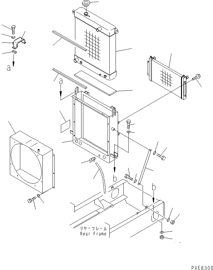Wheel Loaders Komatsu / WA180-3 S/N 53001-UP (m/c)(wa180-0c) / RADIATOR (ANTI CLOG RADIATOR)(#53001-54333)(060030 : C0110-01A2)