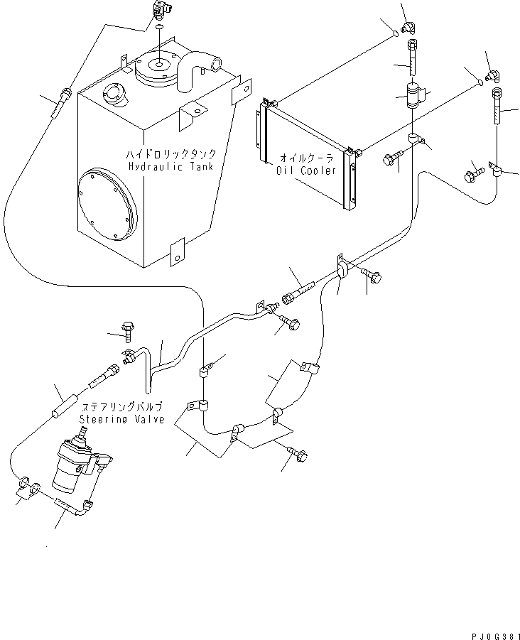 Wheel Loaders Komatsu / WA180-3 S/N 53001-UP (m/c)(wa180-0c) / RADIATOR (COOLING LINE)(#53001-54333)(060090 : C0110-03A1)