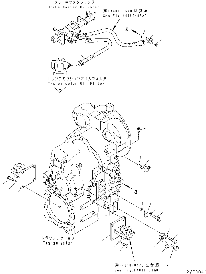 Wheel Loaders Komatsu / WA180-3 S/N 53001-UP (m/c)(wa180-0c) / TRANSMISSION (MOUNT BRACKET)(150330 : F4350-68A0)