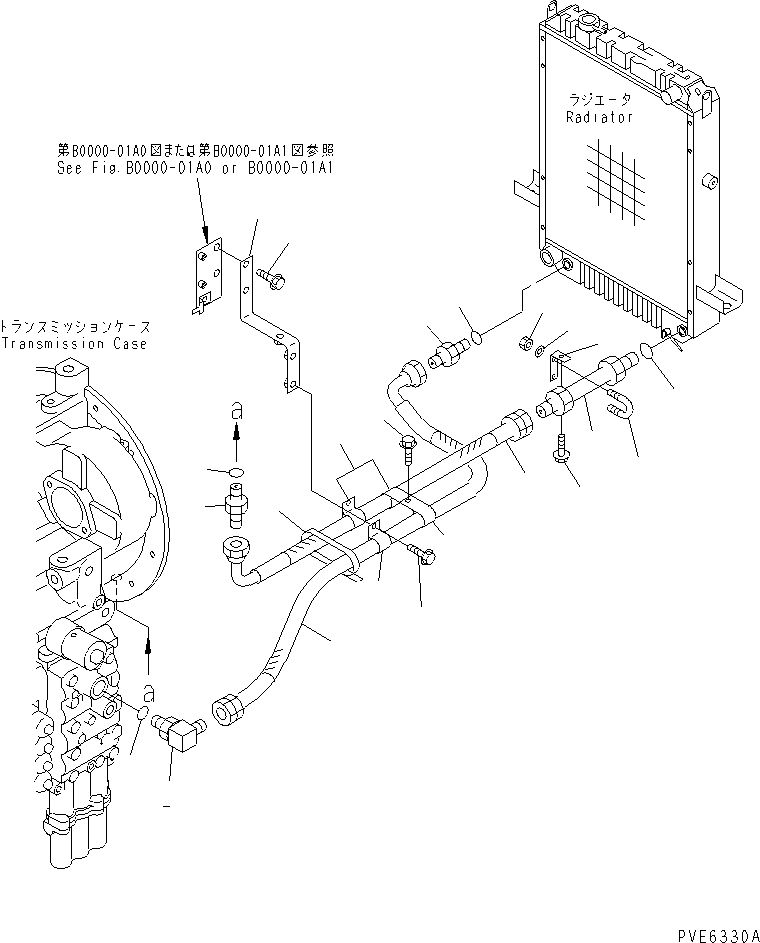 Wheel Loaders Komatsu / WA180-3 S/N 53001-UP (m/c)(wa180-0c) / TORQUE CONVERTER AND TRANSMISSION LINE(#53001-54571)(150520 : F4700-01A0)