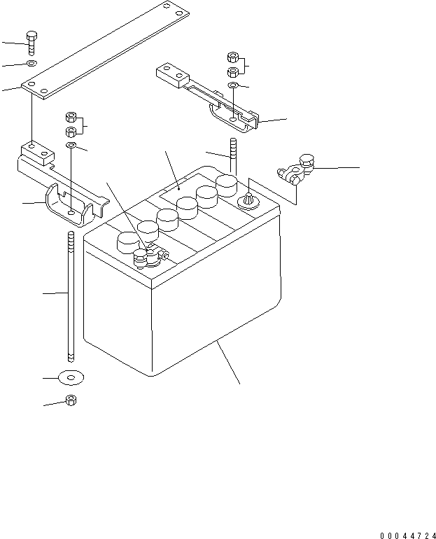Wheel Loaders Komatsu / WA20-2 S/N 10001-UP(wa20-2c) / BATTERY(#12804-13800)(120020 : E0110-01A0A)