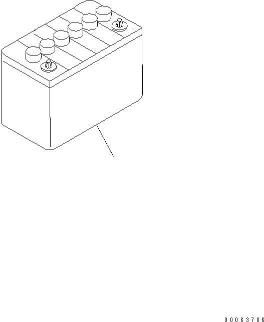 Wheel Loaders Komatsu / WA20-2 S/N 10001-UP(wa20-2c) / BATTERY(#13801-)(120030 : E0110-01A0B)