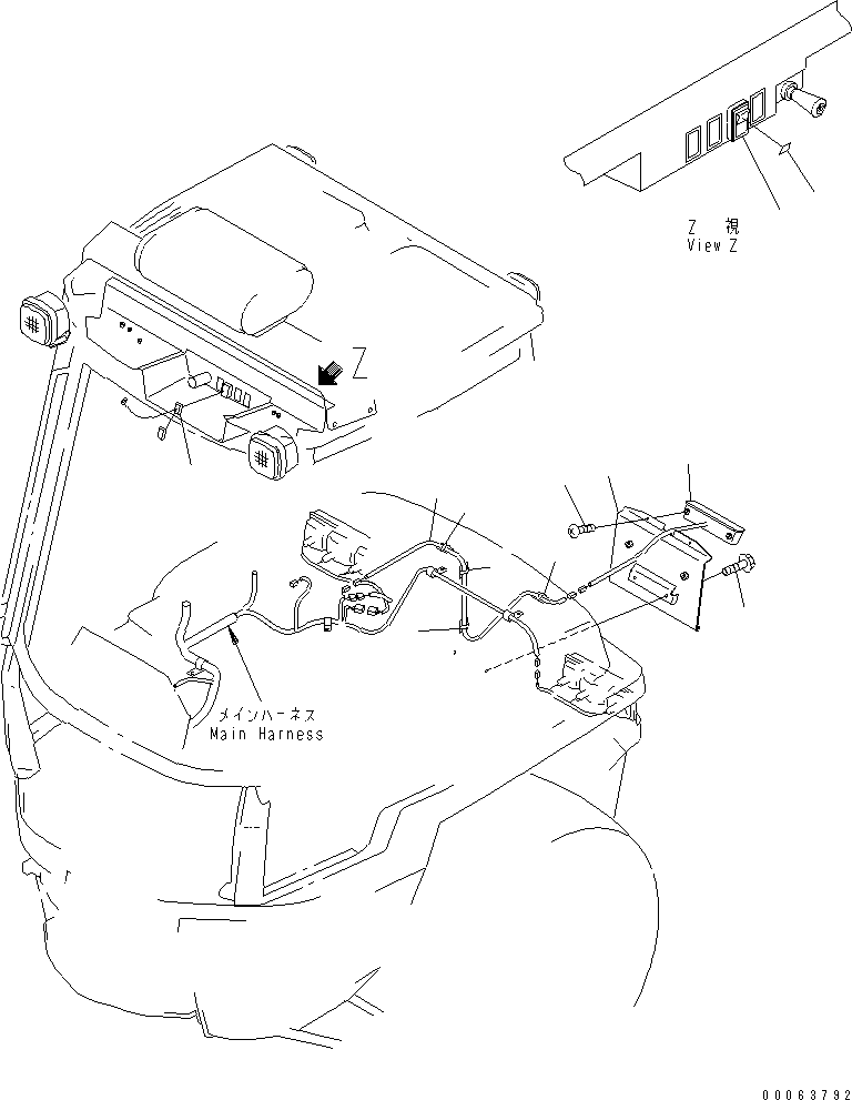 Wheel Loaders Komatsu / WA20-2 S/N 10001-UP(wa20-2c) / VEHICLE INSPECTION PARTS(120190 : E0270-01A0)