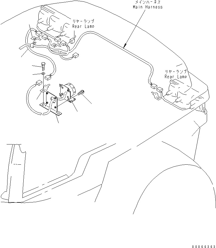 Wheel Loaders Komatsu / WA20-2 S/N 10001-UP(wa20-2c) / BACK-UP ALARM(#10001-16118)(120280 : E0400-01A0A)