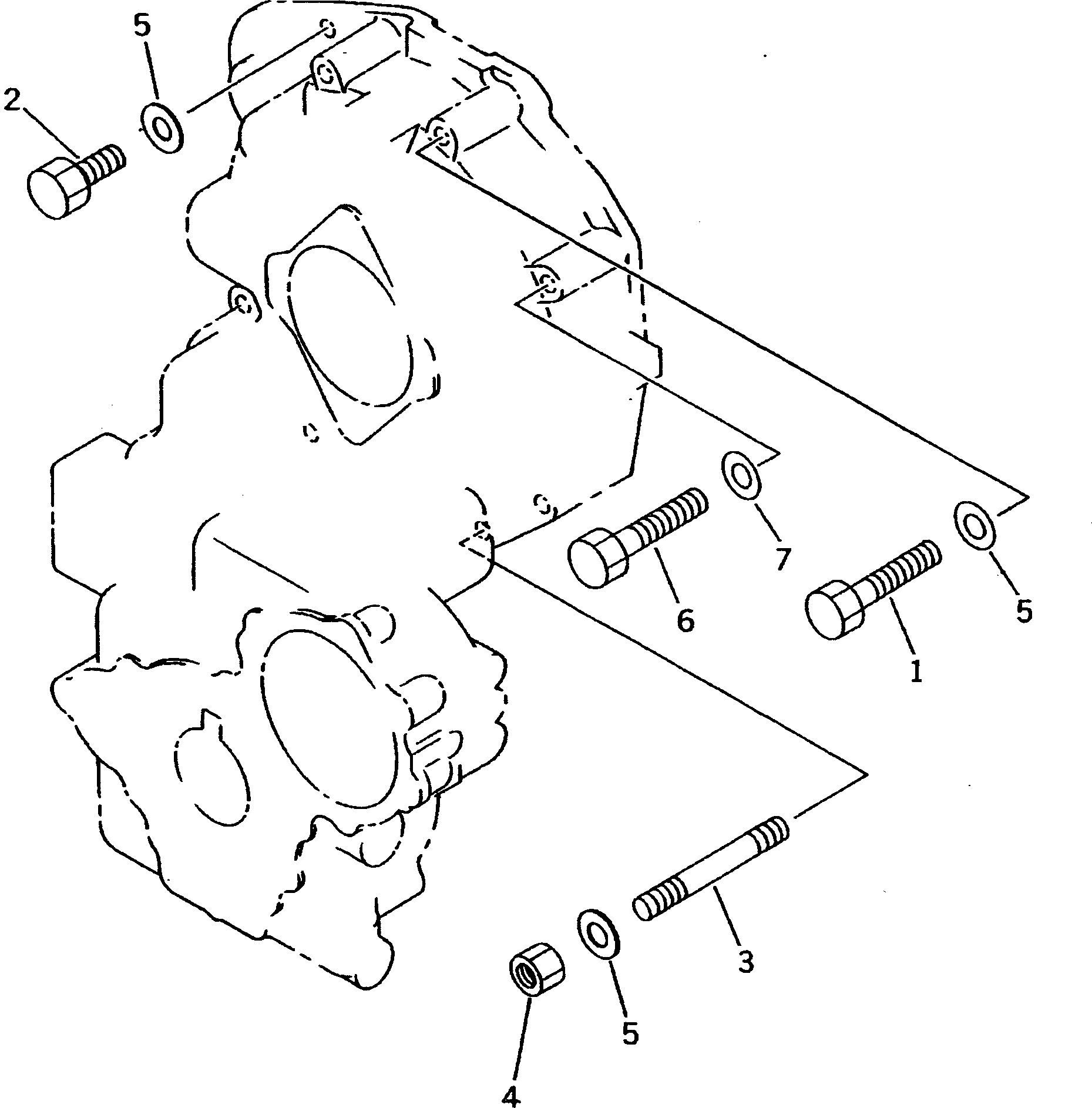 Wheel Loaders Komatsu / WA20-2 S/N 10001-UP(wa20-2c) / TRANSFER MOUNTING PARTS(#10001-13800)(150220 : F4810-01A0)