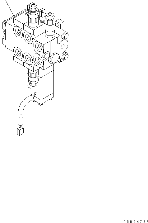 Wheel Loaders Komatsu / WA20-2 S/N 10001-UP(wa20-2c) / 2-SPOOL CONTROL VALVE (FOR POSITIONER)(#11270-13800)(180050 : H0120-01A1)