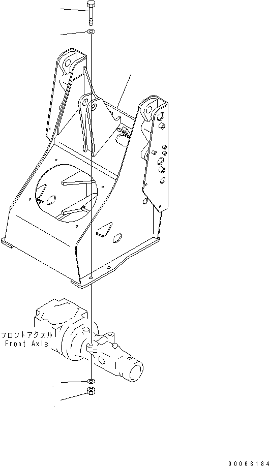 Wheel Loaders Komatsu / WA20-2 S/N 10001-UP(wa20-2c) / FRONT FRAME(#13801-)(210030 : J4110-01A0B)