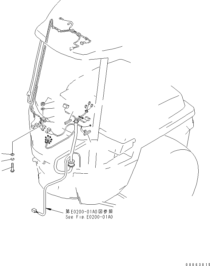 Wheel Loaders Komatsu / WA20-2 S/N 10001-UP(wa20-2c) / FRONT WINDOW (2/2)(#13801-)(240690 : K0410-03A1A)