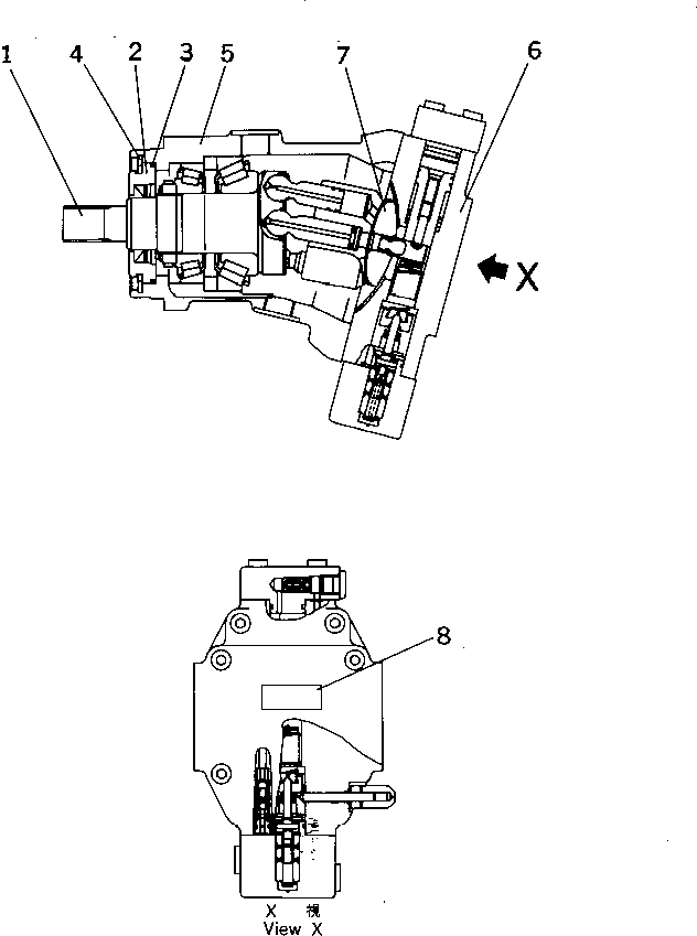 Wheel Loaders Komatsu / WA20-2 S/N 10001-UP(wa20-2c) / TRAVEL MOTOR (INNER PARTS)(#10162-)(420250 : Y1651-01A0A)