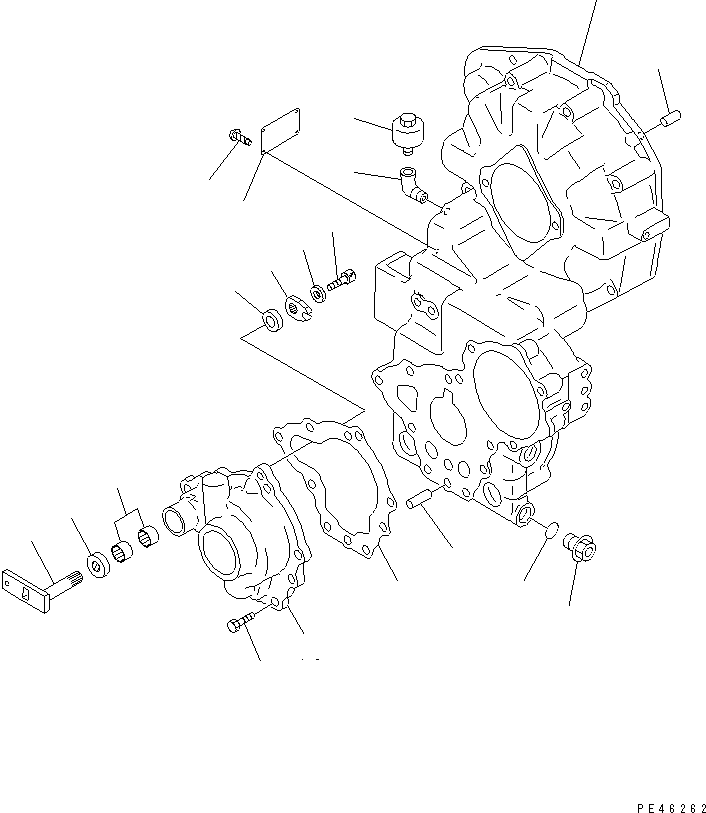 Wheel Loaders Komatsu / WA20-2 S/N 10001-UP(wa20-2r) / TRANSFER (1/2)(150010 : F2320-51A0)