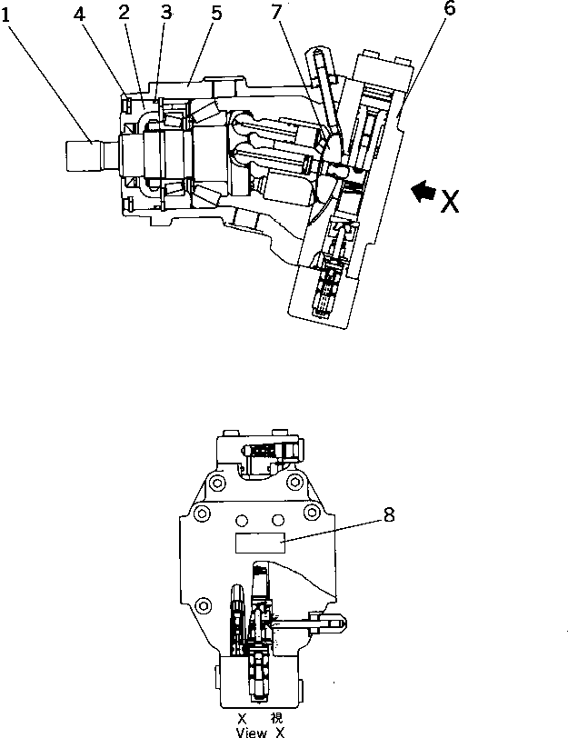 Wheel Loaders Komatsu / WA20-2 S/N 10001-UP(wa20-2r) / TRAVEL MOTOR (INNER PARTS)(#10001-10161)(420280 : Y1651-01A0)