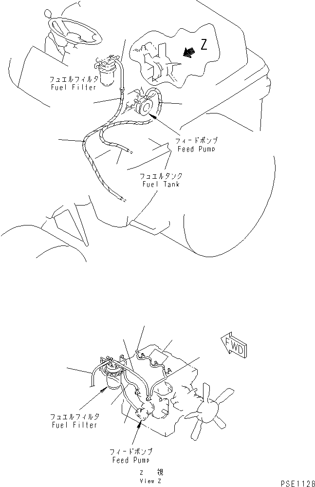 Wheel Loaders Komatsu / WA20-2 S/N 10001-UP(wa20-2r) / PERIODICAL REPLACEMENT CRITICAL PARTS (1/2) (FUEL HOSE)(#10001-11269)(450020 : Z0200-01A0)