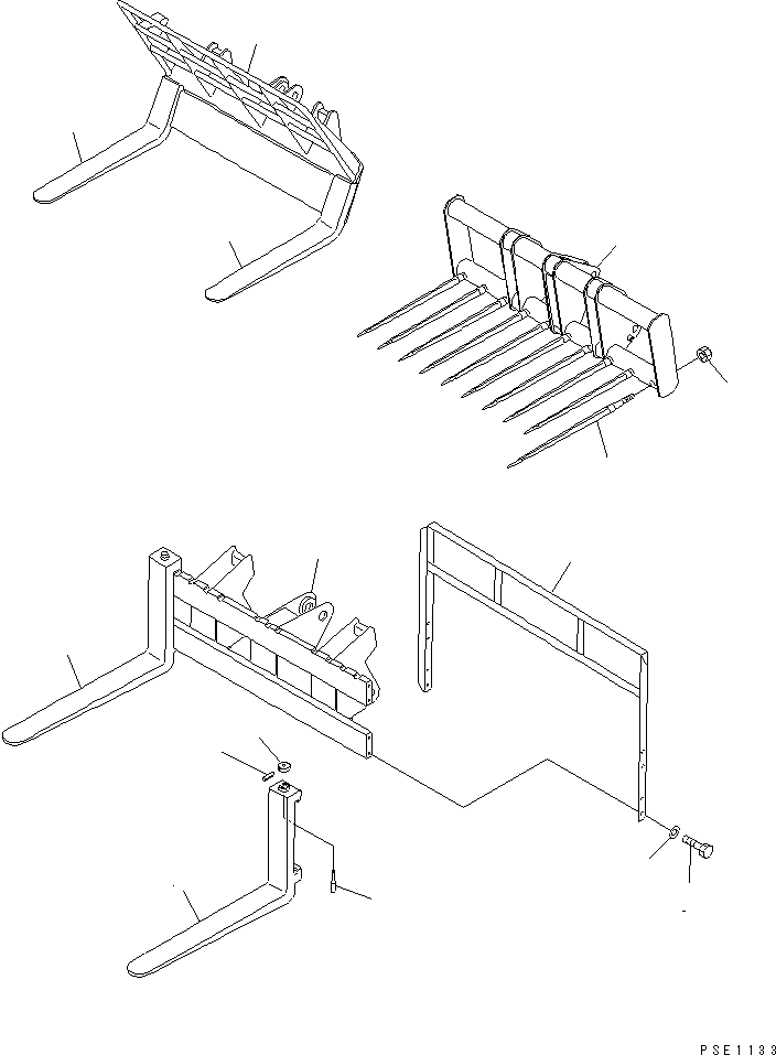 Wheel Loaders Komatsu / WA20-2 S/N 10001-UP(wa20-2r) / SUPECIAL BUCKET(450120 : Z0710-01A0)