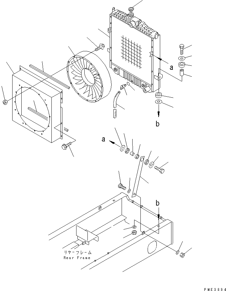 Wheel Loaders Komatsu / WA200-3 S/N 63001-UP(wa200-3r) / RADIATOR(#63001-64374)(060010 : C0110-01A0)