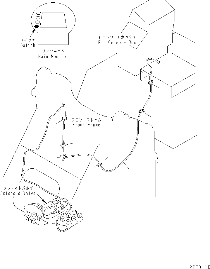 Wheel Loaders Komatsu / WA200-3 S/N 63001-UP(wa200-3r) / ELECTRICAL SYSTEM (E.C.S.S. LINE)(#63001-64128)(120080 : E0201-01A6)