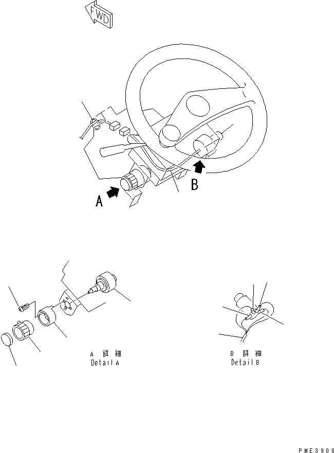 Wheel Loaders Komatsu / WA200-3 S/N 63001-UP(wa200-3r) / ELECTRICAL INSTRUMENT(120120 : E0260-01A0)