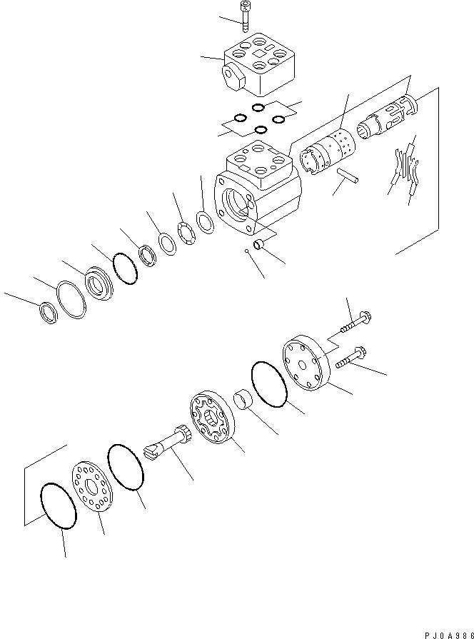 Wheel Loaders Komatsu / WA200-3 S/N 63001-UP(wa200-3r) / STEERING DEMAND VALVE (ORBITROL VALVE)(#64001-)(180120 : H0122-01A0A)