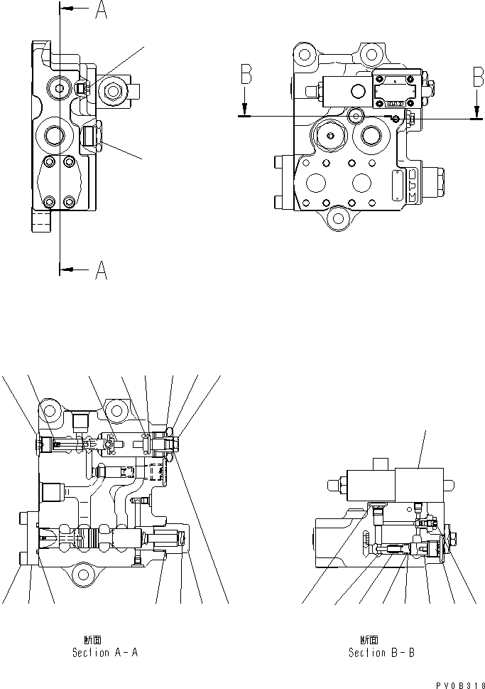 Wheel Loaders Komatsu / WA200-3 S/N 63001-UP(wa200-3r) / E.C.S.S. VALVE(#64129-)(180350 : H4200-09A6)