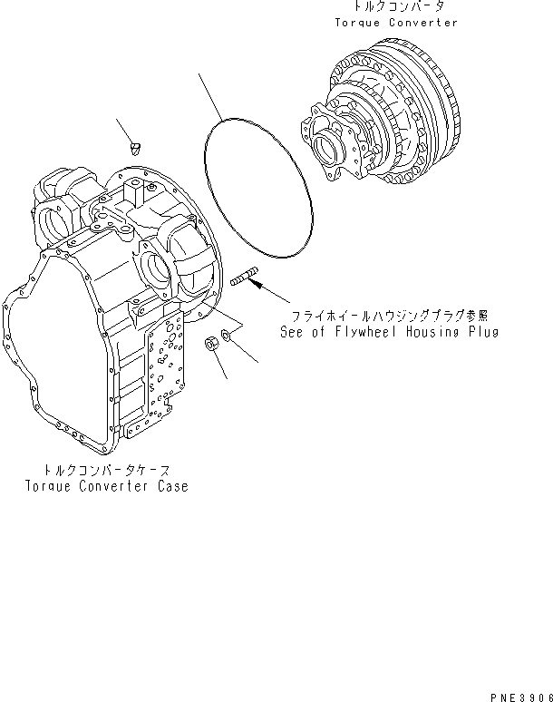 Wheel Loaders Komatsu / WA200-3-SN S/N 63001-UP(wa200-4r) / TRANSMISSION (MOUNTING PARTS)(150080 : F4300-03A0)