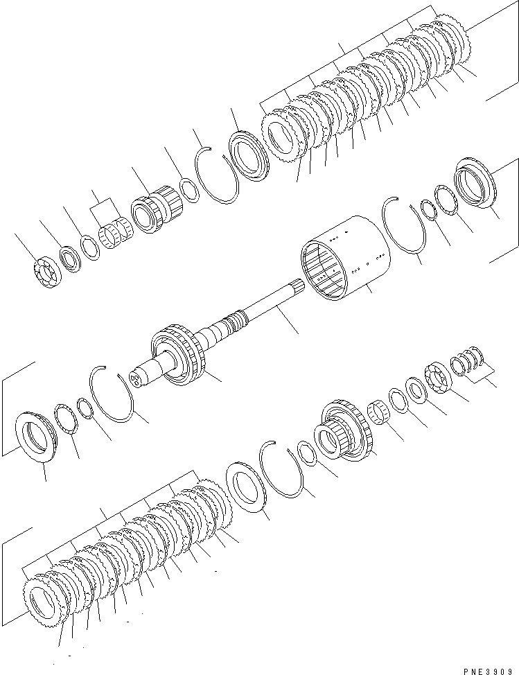 Wheel Loaders Komatsu / WA200-3-SN S/N 63001-UP(wa200-4r) / TRANSMISSION (FORWARD AND REVERSE CLUTCH) (SNOW REMOVING SPEC.)  (WITH TACHOGRAPH)(150140 : F4350-53A1)