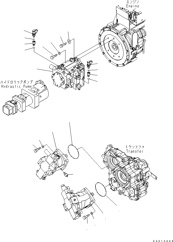 Wheel Loaders Komatsu / WA200-5-SN S/N 65001-UP(wa200-6r) / HST PUMP(150060 : F2430-01A0)