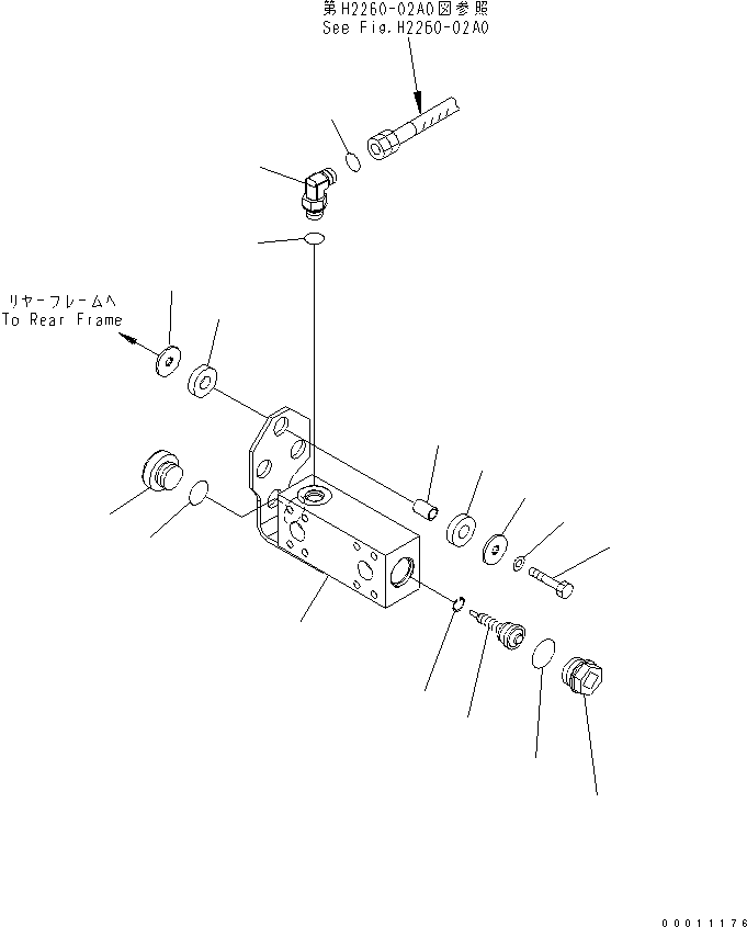 Wheel Loaders Komatsu / WA200-5-SN S/N 65001-UP(wa200-6r) / HYDRAULIC PIPING (VALVE)(180220 : H4200-07A0)