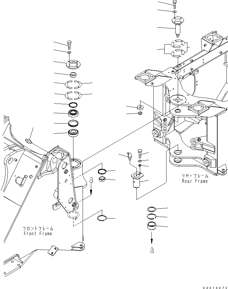 Wheel Loaders Komatsu / WA200-5-SS S/N 65001-UP(wa200-7r) / HINGE PIN(210090 : J4130-01A0)