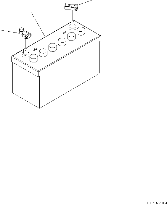 Wheel Loaders Komatsu / WA200PT-5 S/N 65001-UP (Parallel Linkage Spec.)(wa200p0c) / BATTERY(120010 : E0110-01A0)
