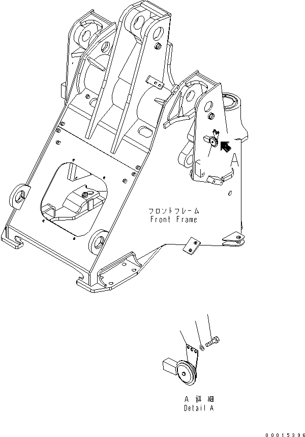 Wheel Loaders Komatsu / WA200PT-5 S/N 65001-UP (Parallel Linkage Spec.)(wa200p0c) / HORN(120120 : E0410-01A0)