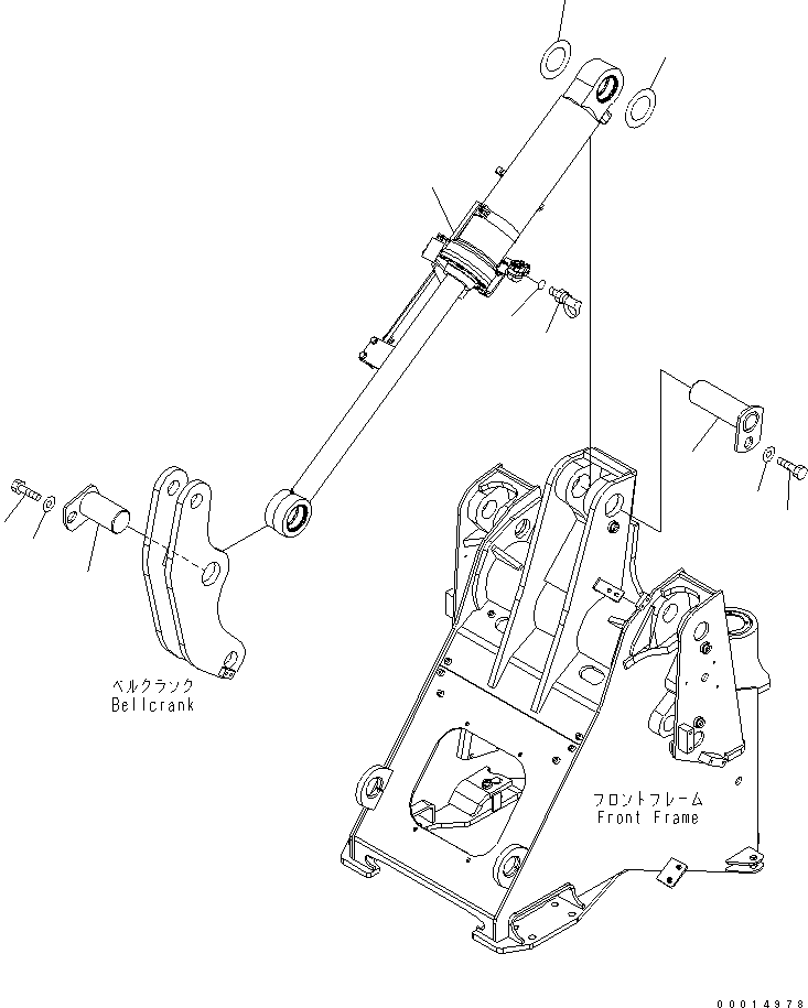 Wheel Loaders Komatsu / WA200PT-5 S/N 65001-UP (Parallel Linkage Spec.)(wa200p0c) / BUCKET CYLINDER(330130 : T4150-01A0)
