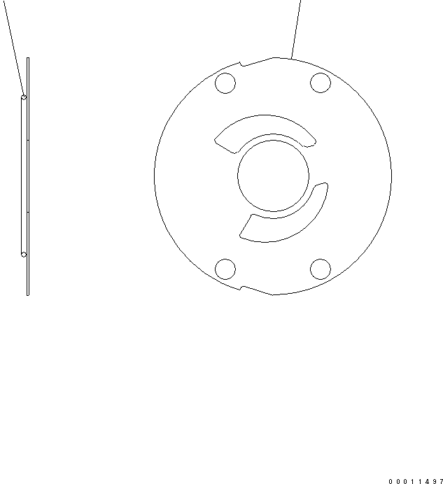Wheel Loaders Komatsu / WA200PT-5 S/N 65001-UP (Parallel Linkage Spec.)(wa200p0c) / PUMP (11/14)(420130 : Y1610-21A0)