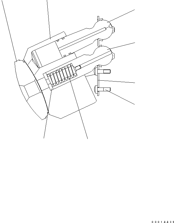 Wheel Loaders Komatsu / WA200PT-5 S/N 65001-UP (Parallel Linkage Spec.)(wa200p0c) / MOTOR (3/6) ? MOTOR (WITH ORIFICE) (3/7)(420310 : Y1651-03A0)