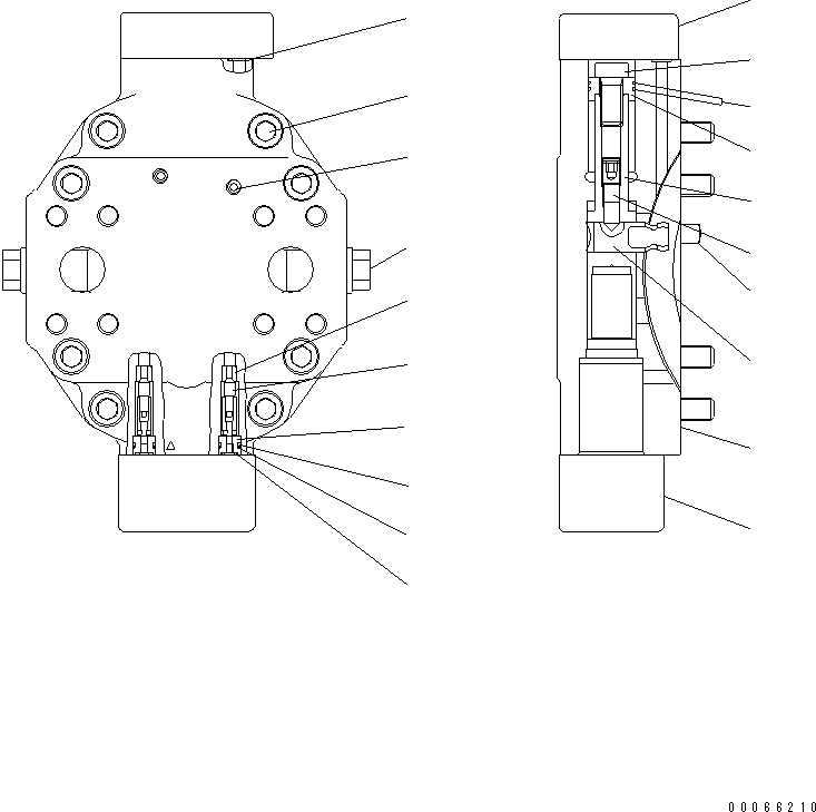 Wheel Loaders Komatsu / WA200PT-5 S/N 65001-UP (Parallel Linkage Spec.)(wa200p0c) / MOTOR (WITH ORIFICE) (4/7)(#69294-69307)(420360 : Y1651-04A1A)
