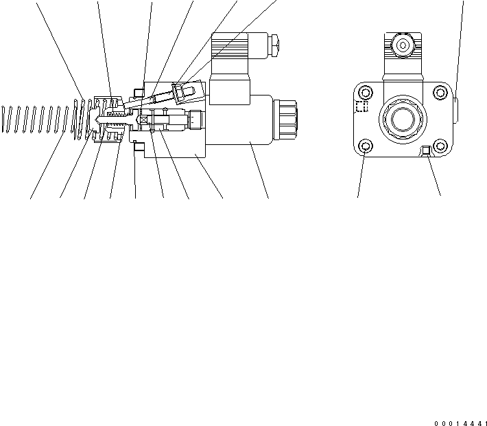 Wheel Loaders Komatsu / WA200PT-5 S/N 65001-UP (Parallel Linkage Spec.)(wa200p0c) / MOTOR (5/6)(420380 : Y1651-05A0)