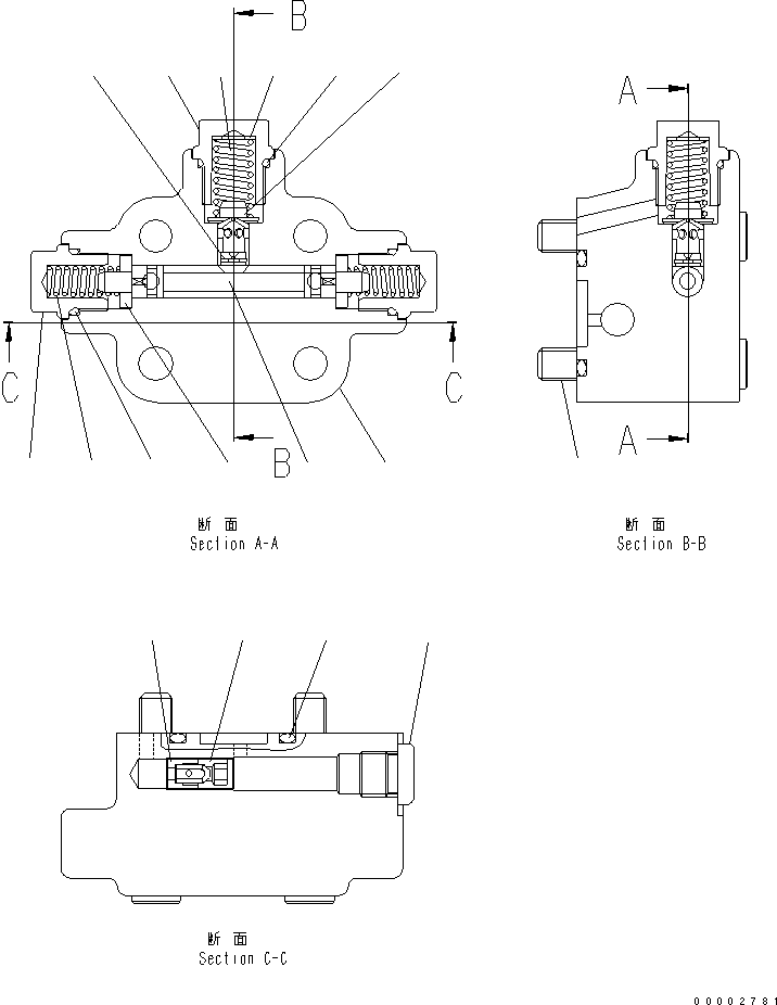 Wheel Loaders Komatsu / WA200PT-5 S/N 65001-UP (Parallel Linkage Spec.)(wa200p0c) / MOTOR (WITH ORIFICE) (7/7)(#65001-69293)(420440 : Y1651-07A1)