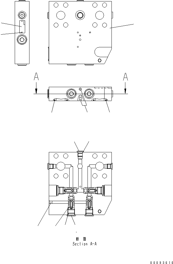 Wheel Loaders Komatsu / WA200PT-5 S/N 65001-UP (Parallel Linkage Spec.)(wa200p0c) / VALVE (HST MOTOR) (2/4)(#69301-)(420570 : Y1683-02A0A)