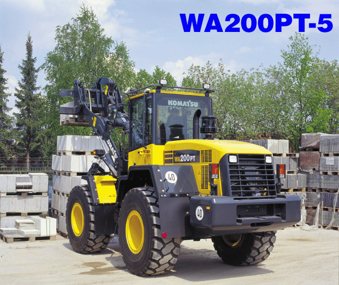 Wheel Loaders Komatsu / WA200PT-5 S/N H60051 - Up(wa200pt)