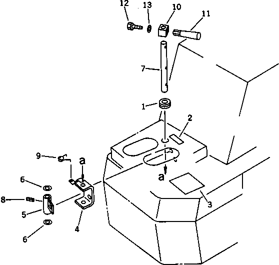 Wheel Loaders Komatsu / WA250-1 S/N 10001-UP(wa250-1c) / MONO LEVER (2/2)(180230 : 6702)